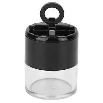 Bote vide pour poudre libre, mini rcipient portable pour poudre de maquillage avec houppette floque (en forme de champignon)