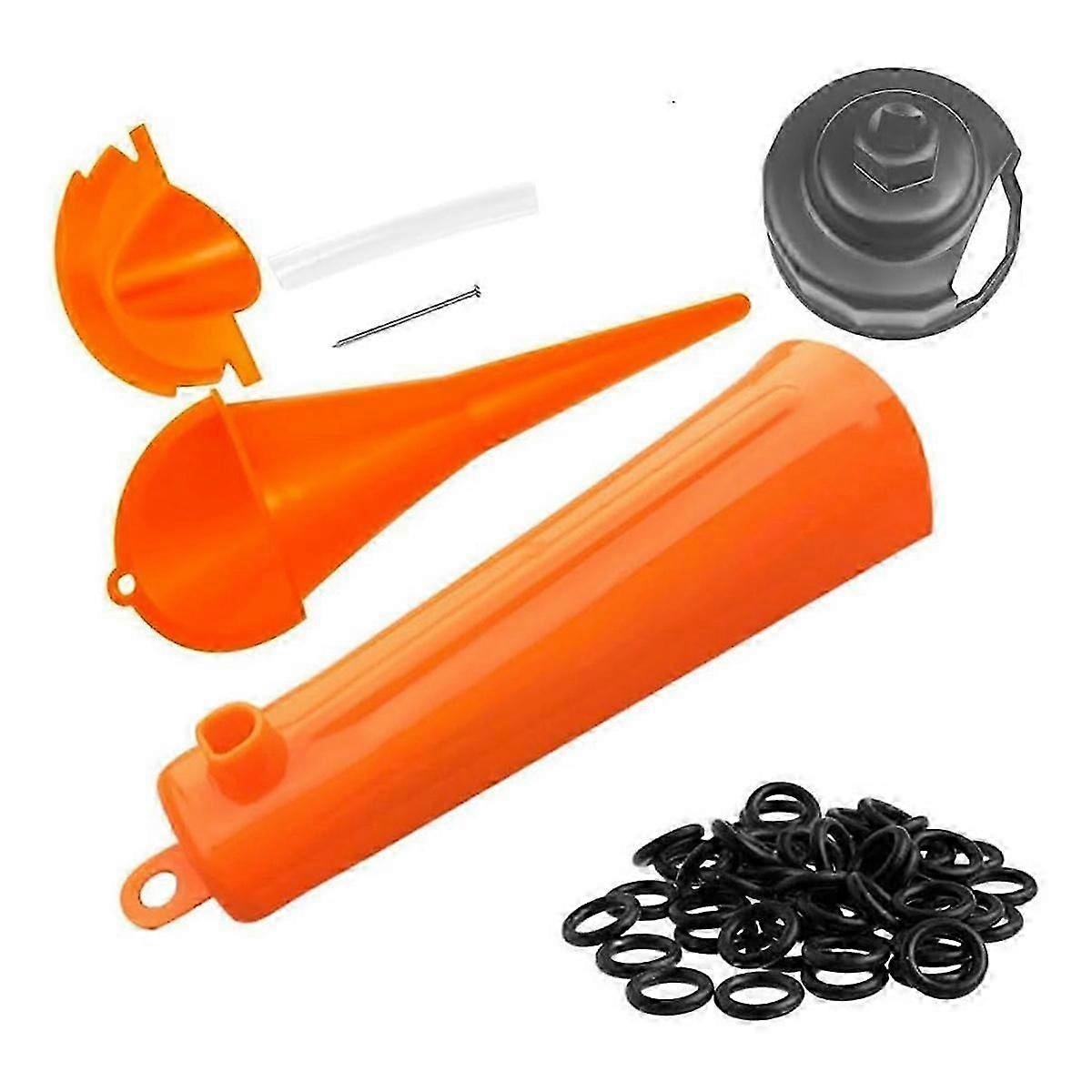 Harley oil funnel set with primary case change kit