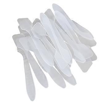 Face Mask Spoon Cosmetic Spatula for Makeup Application 150Pcs Plastic