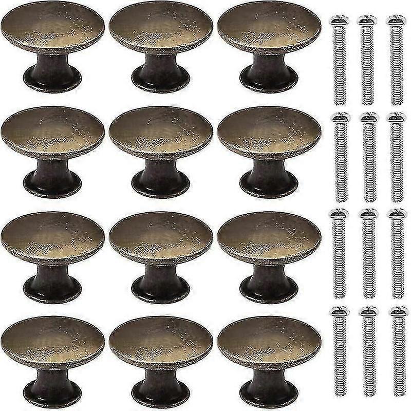 Vintage Copper Cabinet Door Knobs for Kitchen Drawers