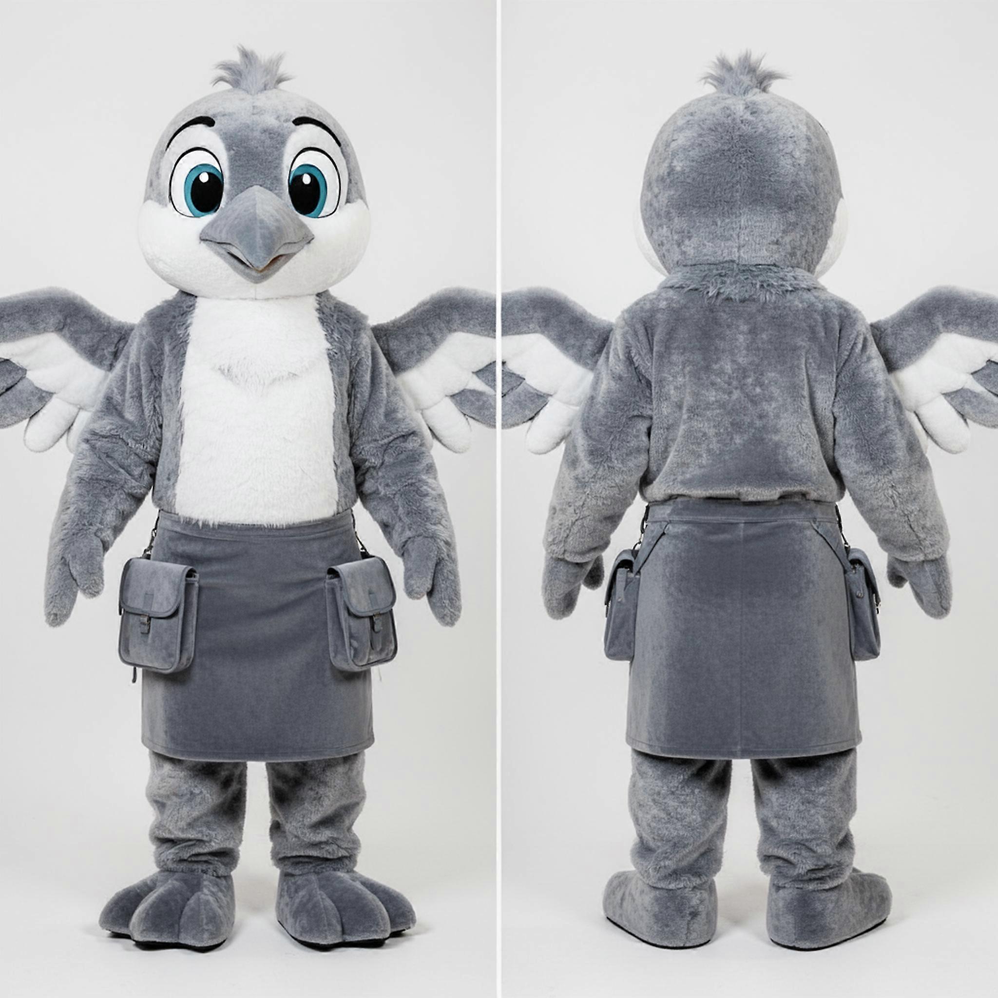 MASTICOT Slate White Playful Gull Mascot