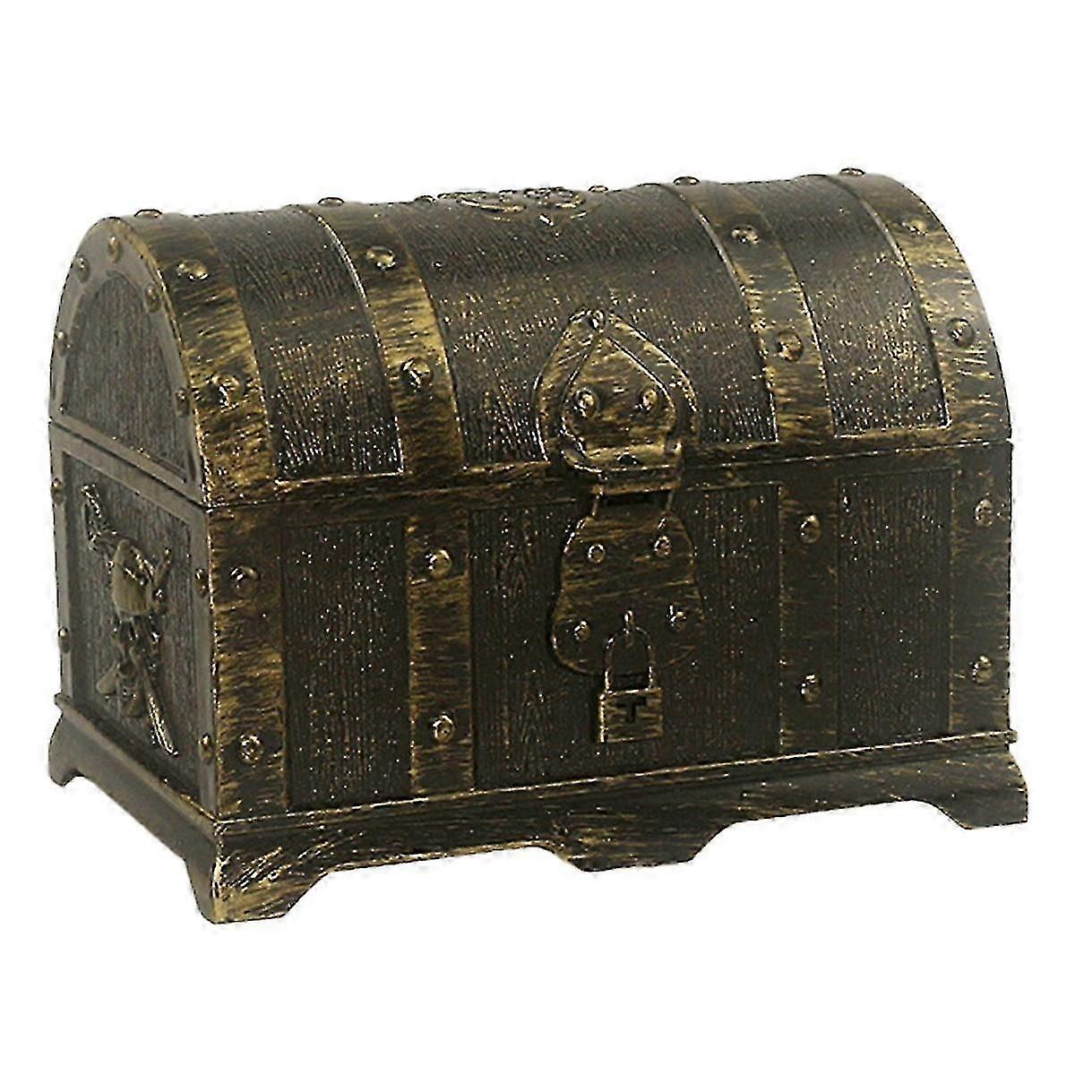 Bronze round Hunt Pirate Hidden Box Plastic Decorative