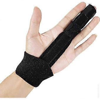 Justerbar fingerskinne i aluminium for avtrekkerfinger-, brudd- og klubbeskader
