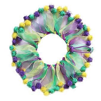Festival Cat Collar Adjustable Neckband for Pets 2Pcs Colorful Design