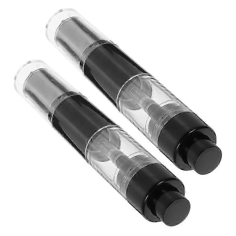 Refillable Press Makeup Brush 2Pcs Applicator compatible with Foundation