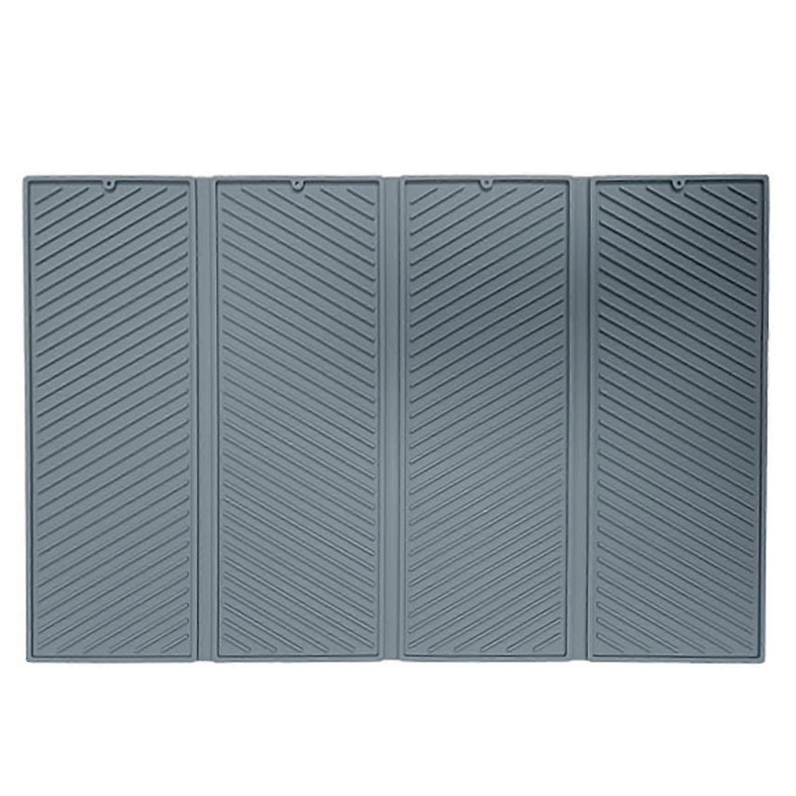 Grooved Silicone Dish Drying Mat