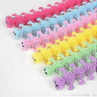 6pc Stretchable Sensory Caterpillar Toys