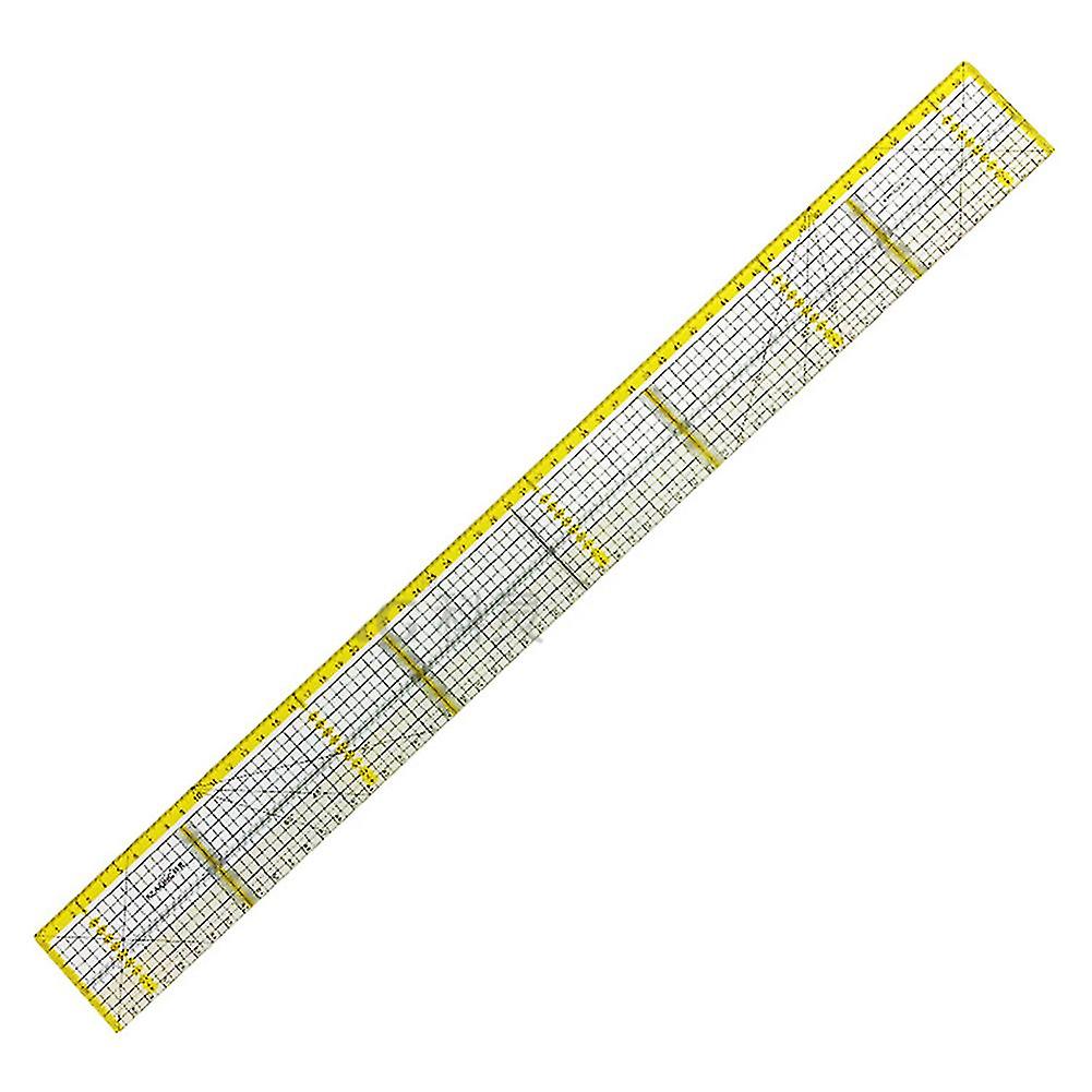 Quilting Rulerdouble-color Grid Line Acrylic Ruler For Accurate Cutting