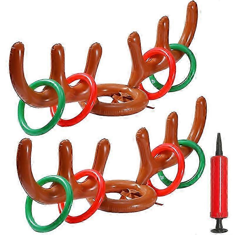 Reindeer Antler Inflatable Ring Game