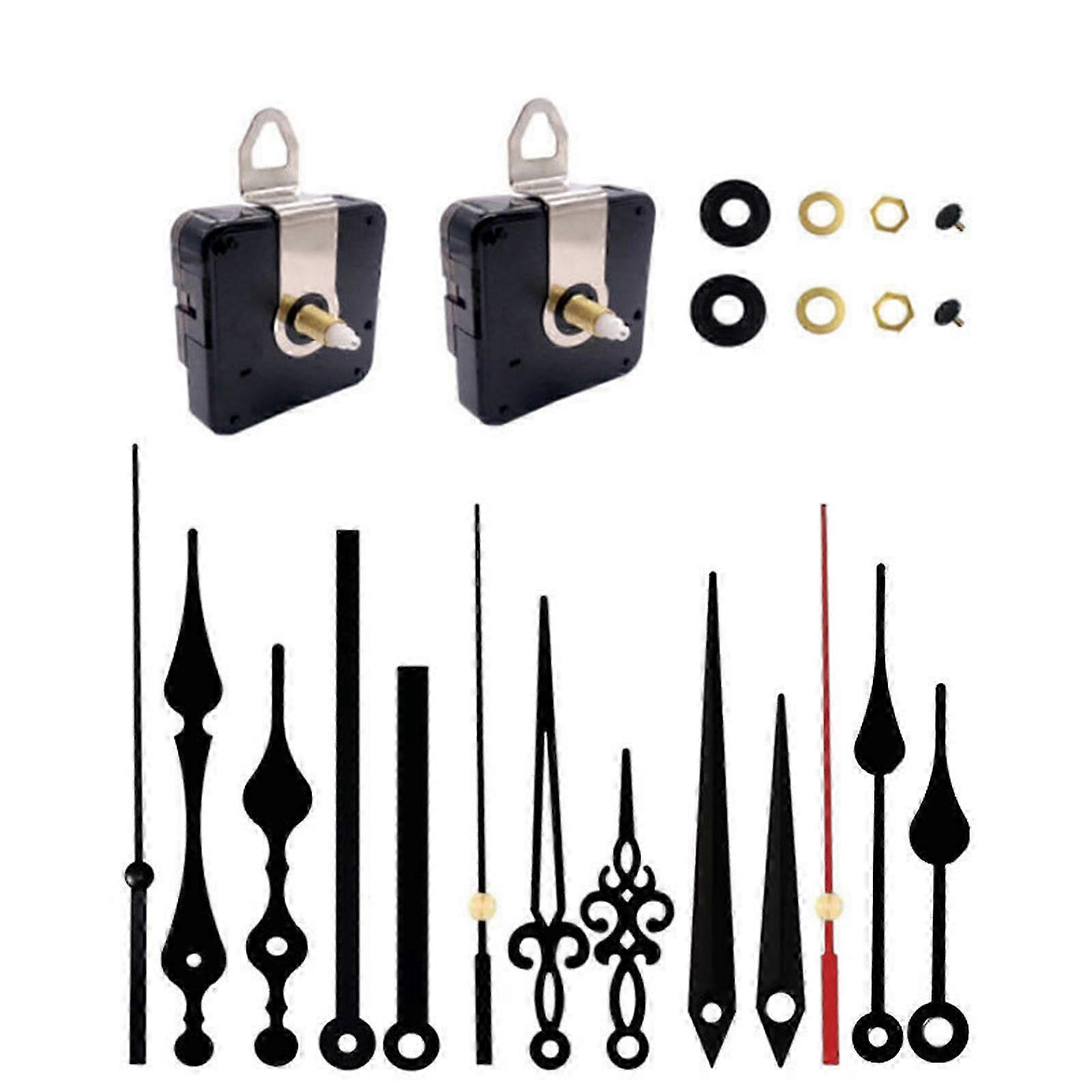 Quiet Plastic Clock Movement Set