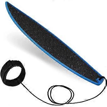 Finger Surfboard Blue 3x10cm Mini Fingerboard Toy for Desk Play Stress Relief and Smooth Glide