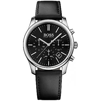 Hugo boss time one reloj para Hombre Analógico de Cuarzo con brazalete de Piel de vaca 1513430