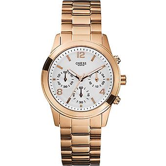 Guess ladies watch s11 Quartz Analog Women watch with stainless steel bracelet plated in gold W16571L1