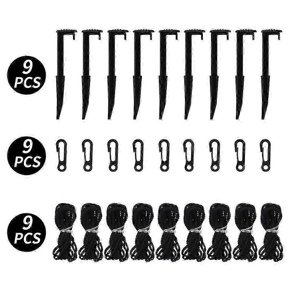 9pack Replacement Accessories Inflatable Stakes Set With Tethers Hooks Tie Down-Good