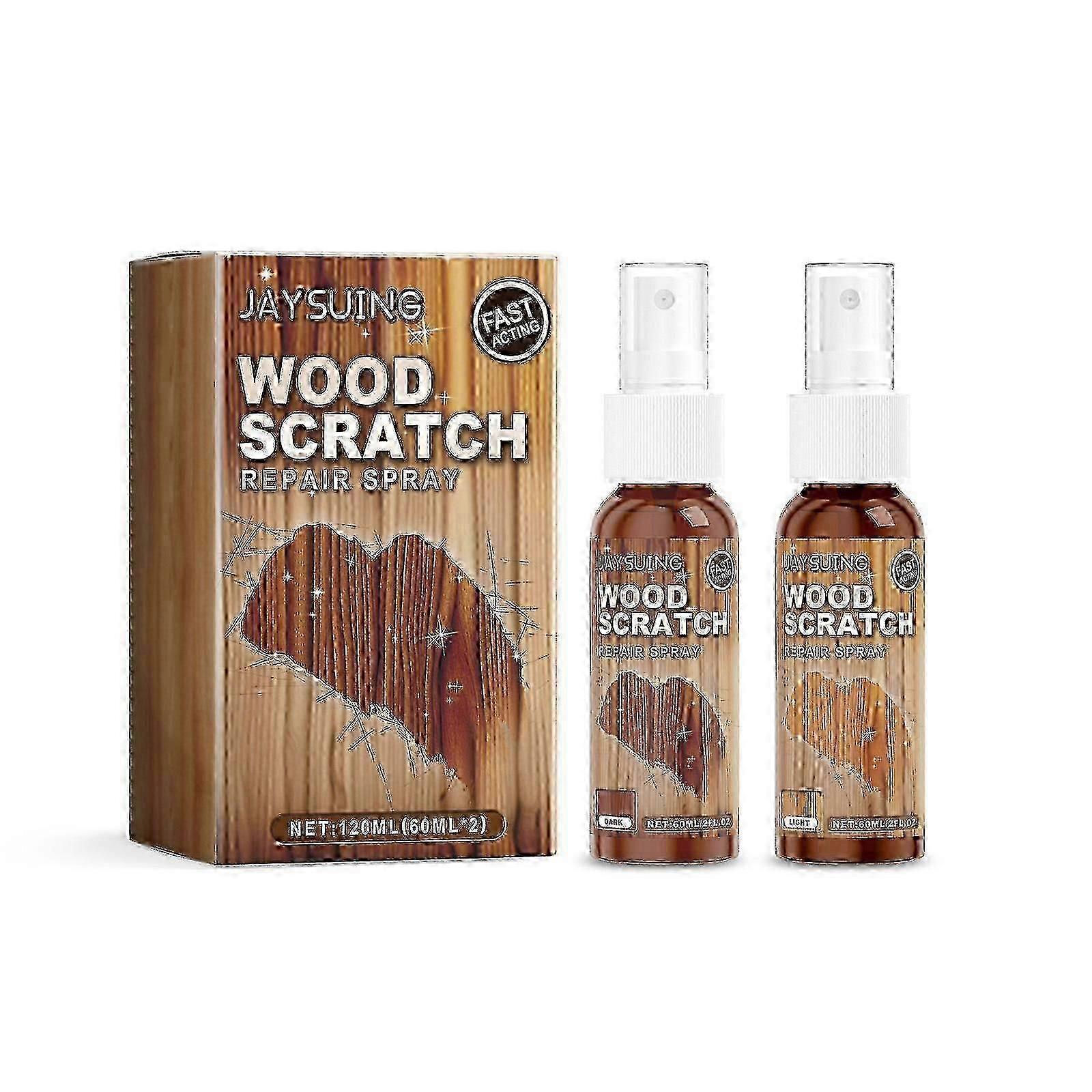 Wood Filler Floor Scratch Paint Repair Floor Scratch Remover Repair Spray Complementary Color Spray Cracks Gouges