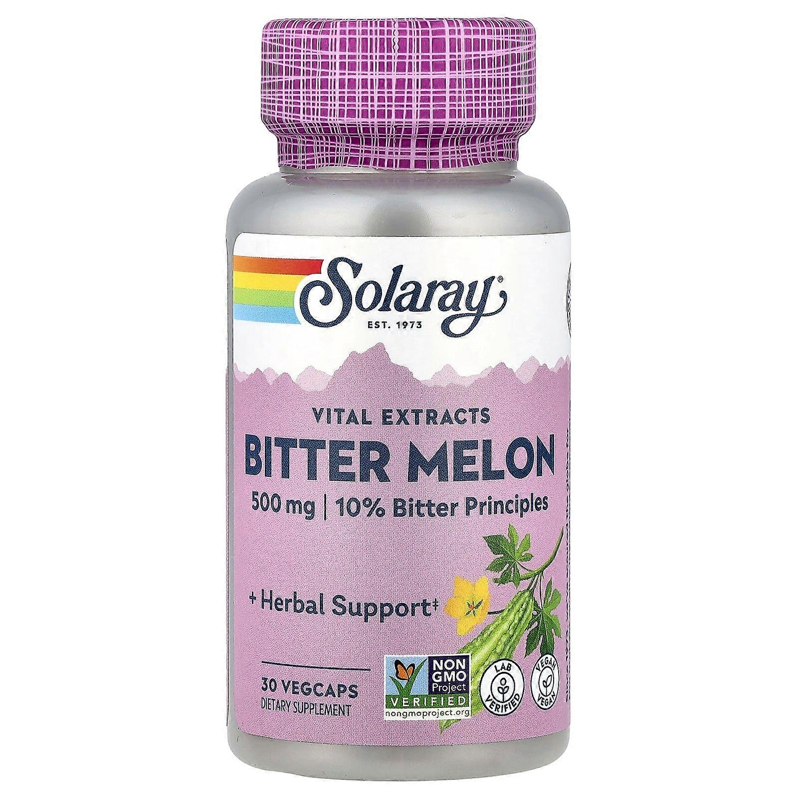 Solaray, Bitter Melon, 500 mg, 30 VegCaps