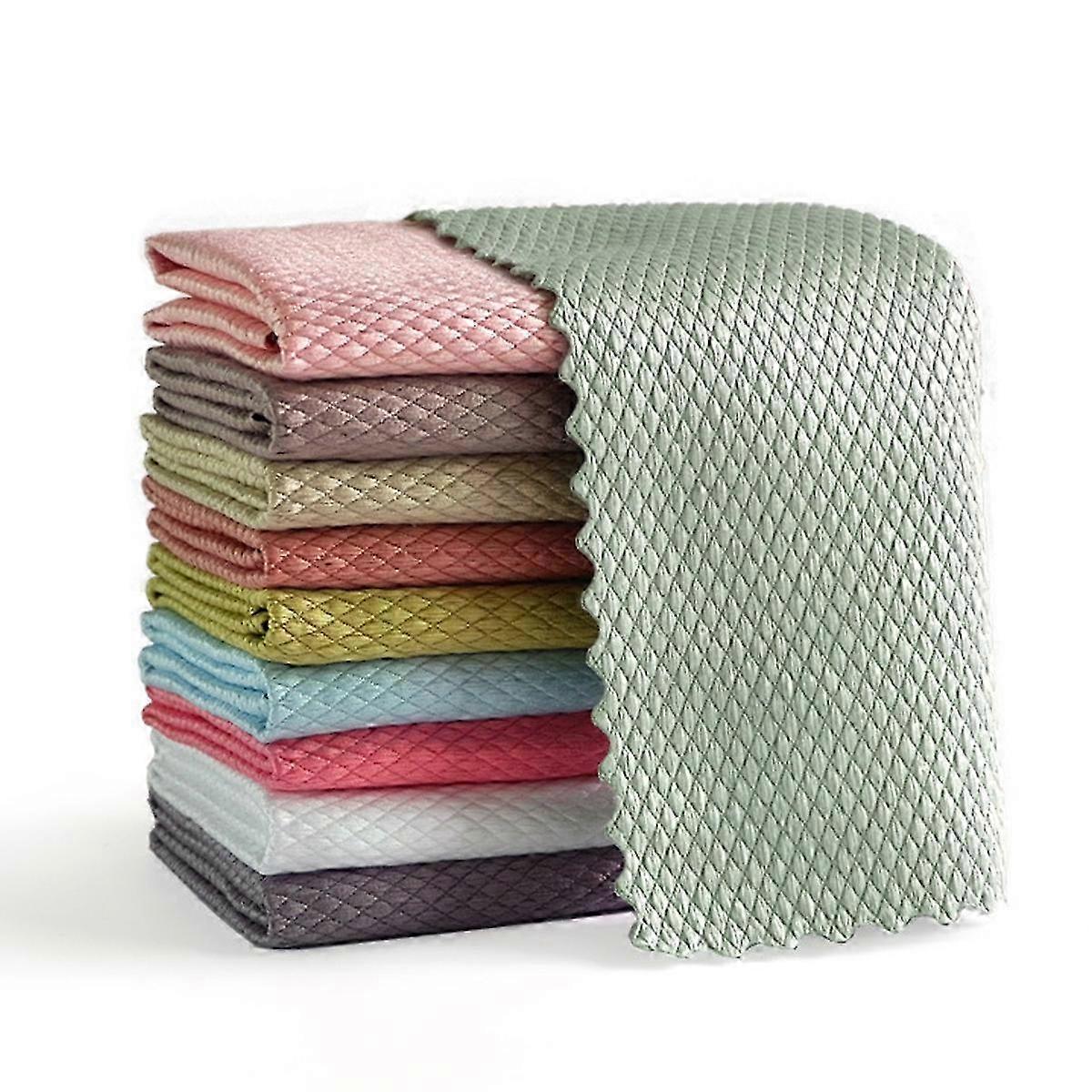 Premium Scale Weave Microfiber Cloths 40x30