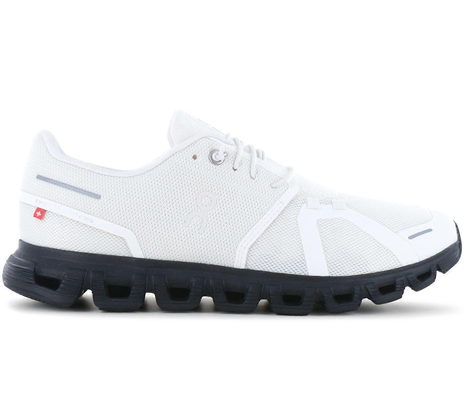 ON Running Cloud 6 - Men's Sneakers, White-Black, Model Number: 3MF10070462.