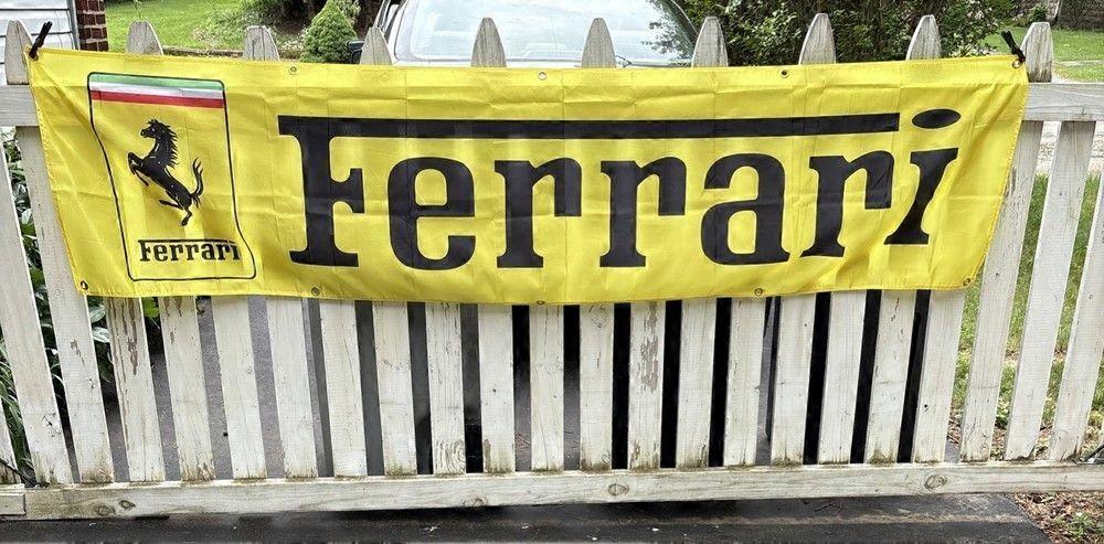 Ferrari Racing Flag Banner HF0717