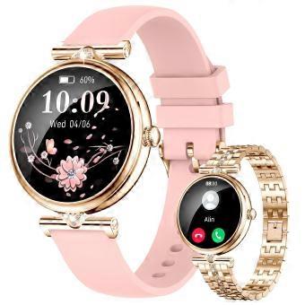 Smart Watch for Women Bluetooth Call 1.28in AMOLED Heart Rate SpO2 for iPhone Android