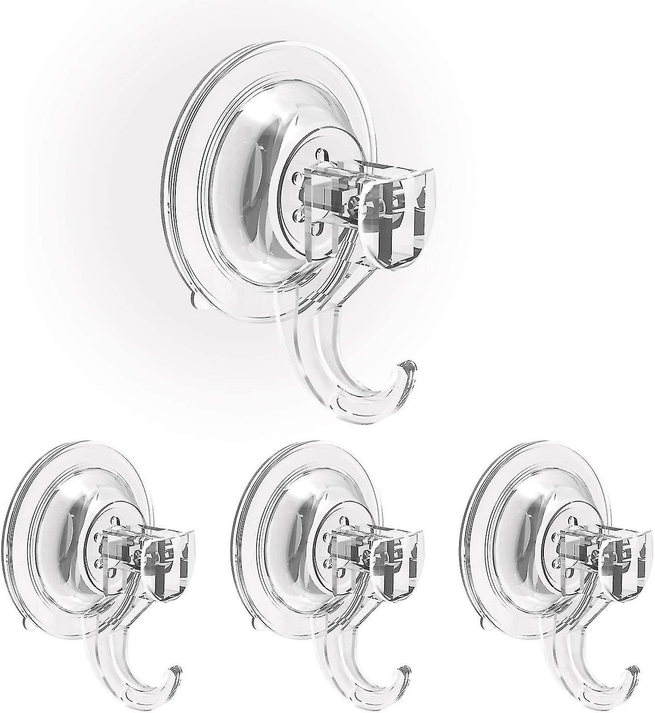 Set Of 4 Wall Suction Cup Hooks Bathroom Suction Cup Towel Rack Hooks Kitchen Utensils Shower Window