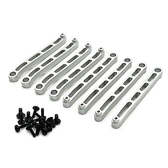 Mn78 Metal Chassis Pull Rod Tie Rod Set For Mn78 Mn-78 Mn 78 1/12 Rc Car S S Accessories,silver