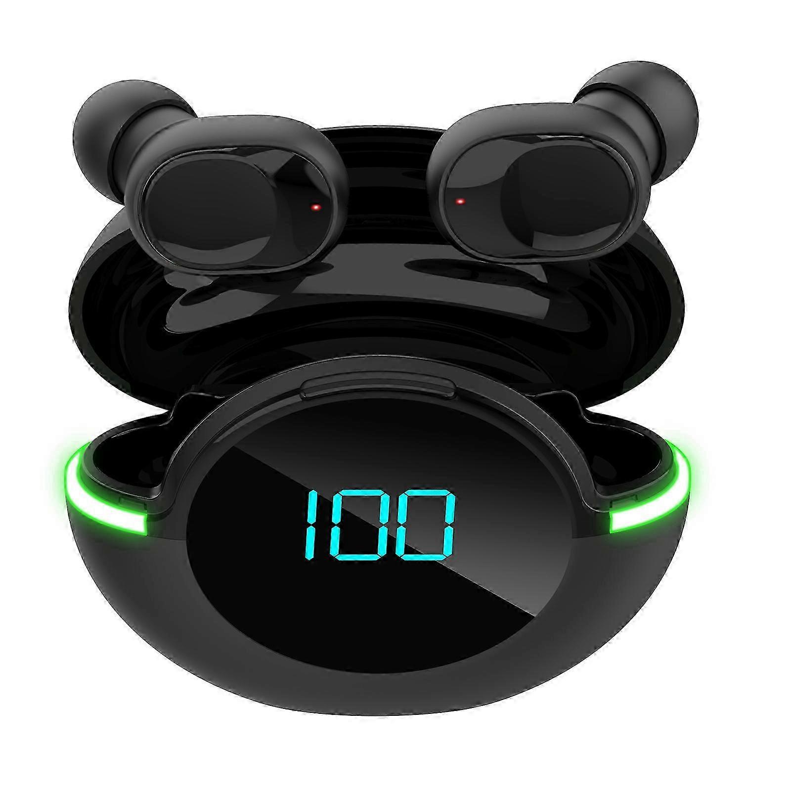 Y80 Wireless Earbuds Stereo In-ear Bt Headphones Ergonomic Waterproof Sport Earphones With Led-digital Display Button-control For Music Call Game Comp