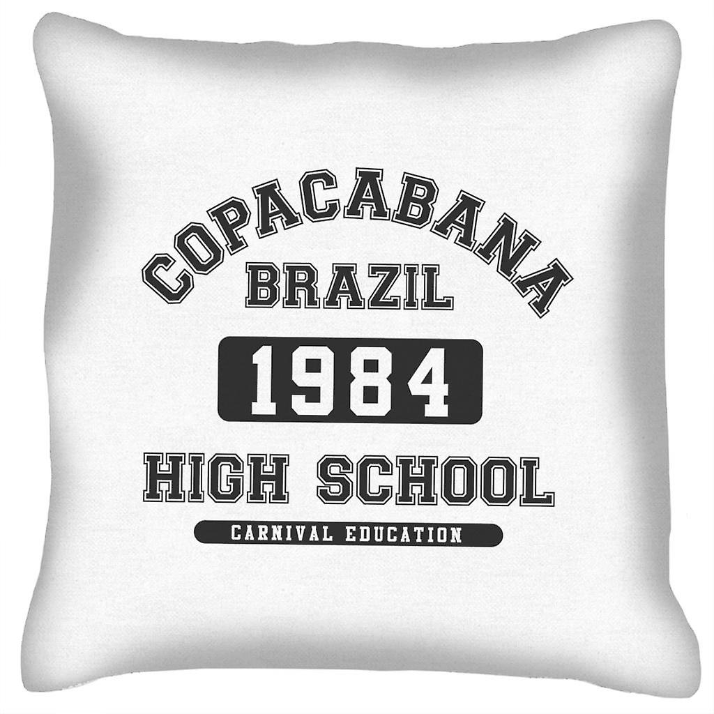 Copacabana High School Brazil Cushion