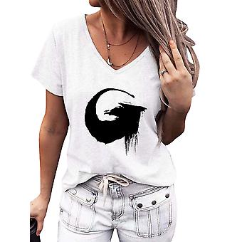 Women´s Monster Print T-shirt Casual Top