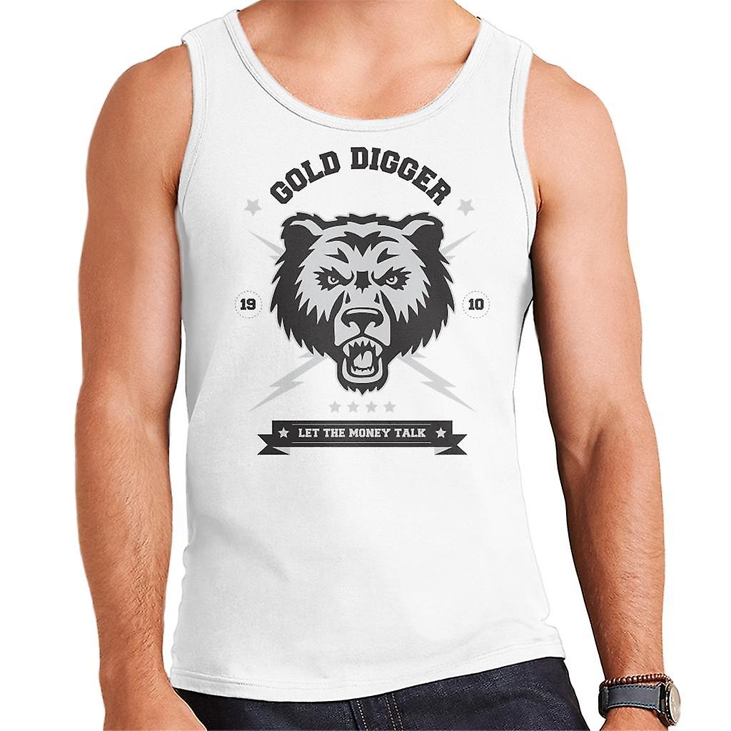 Gold Digger laat het geld Talk Bear mannen Vest