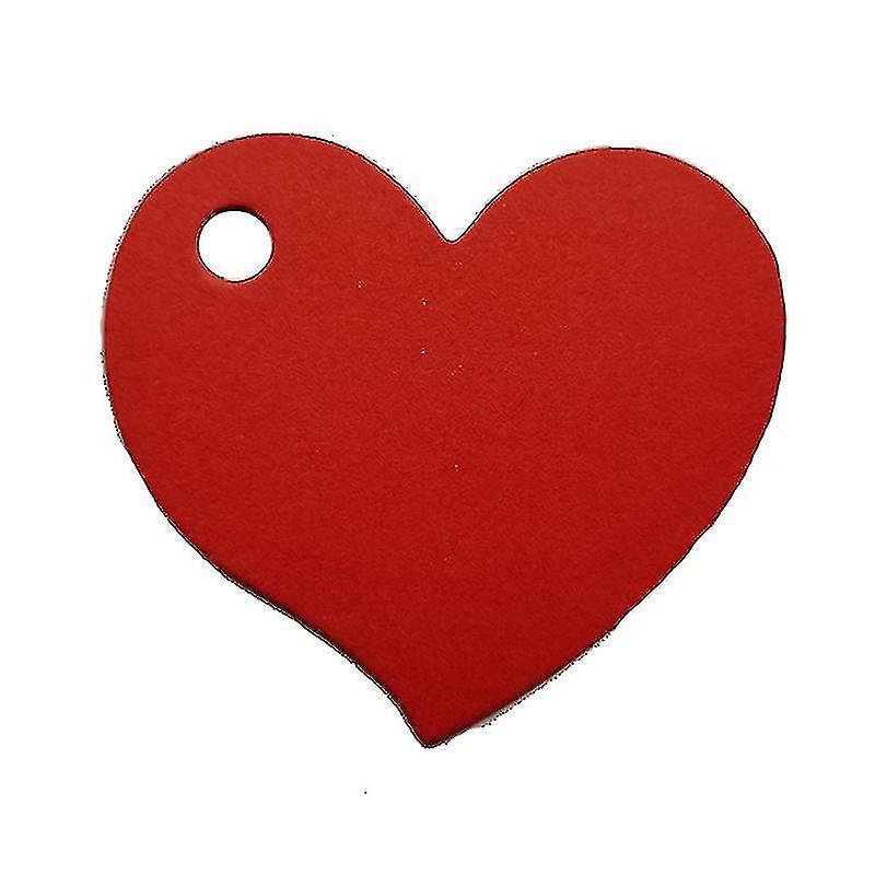 Heart Shape Blank Paper Gift Hang Tags With Hole Message Notes Card Craft 50pc