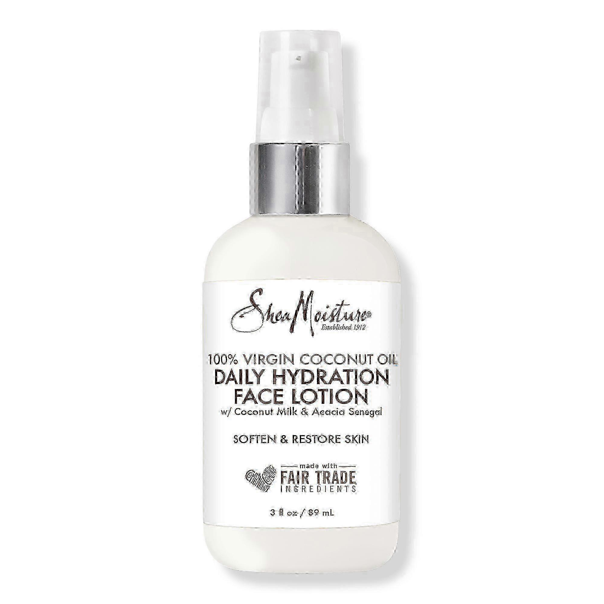 Lotion pour le visage à l’hydratation quotidienne à l’huile de noix de coco 100 % vierge Sheamoisture, 3 oz