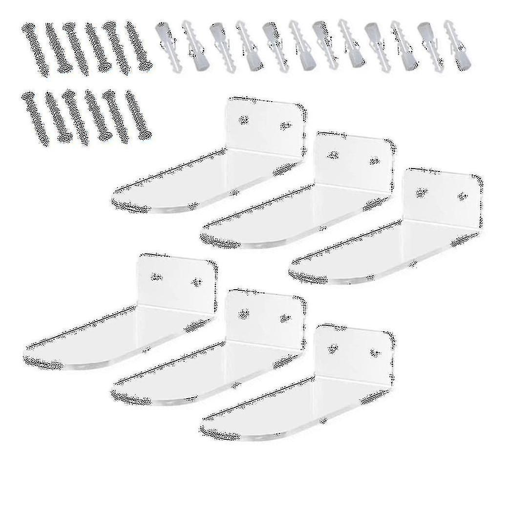 Floating Shoe Display Stand - 6 Shoe Shelf For Wall - Sneaker Levitation Display Shoe Wall Shelf
