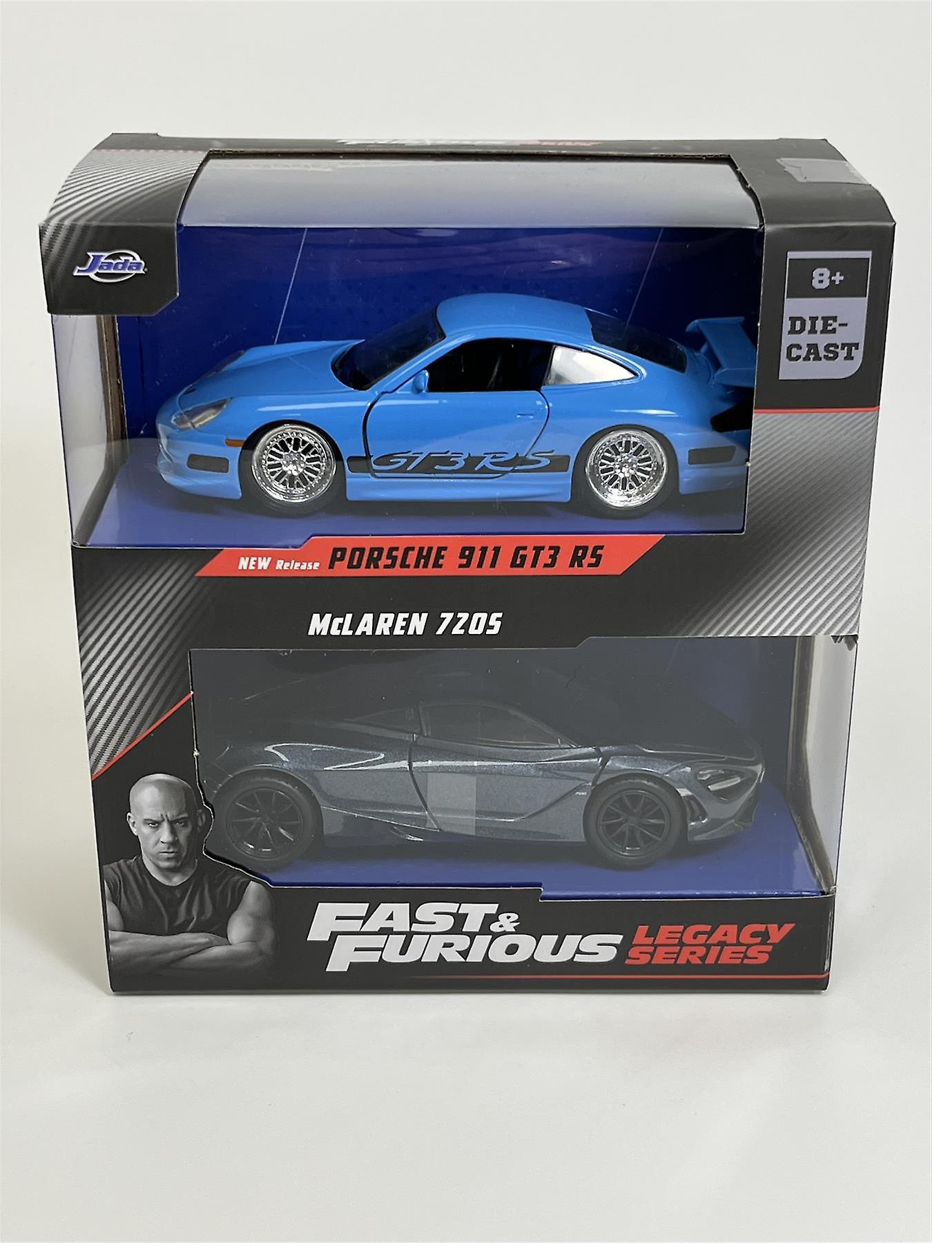 Fast and Furious Twin Set Porsche 911 and McLaren 720S 1:32 253202012 34250