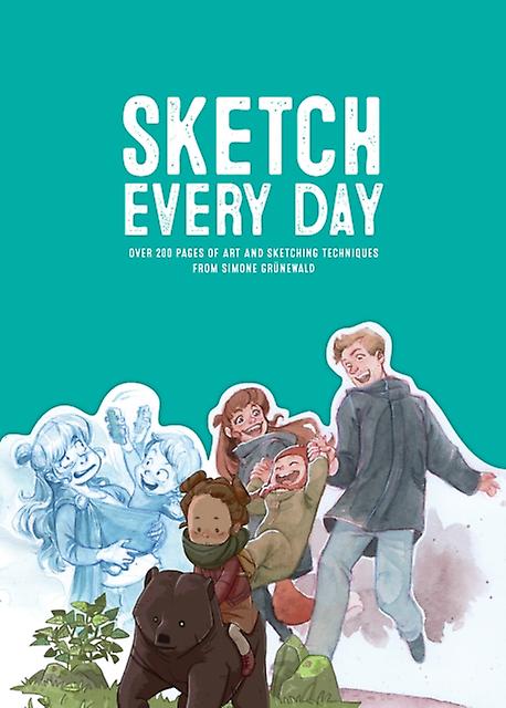 Sketch Every Day by Simone Grnewald Paperback Book