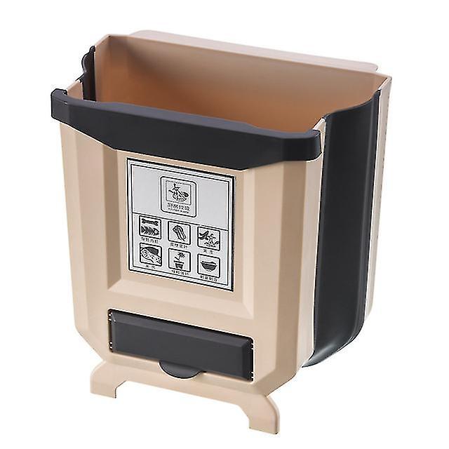 Folding Trash Can Kitchen Car Trash Can Bucket Garbage Bin Trash Bin Rubbish Bin Bathroom Dustbin Waste Bin Recycle For Kitchen