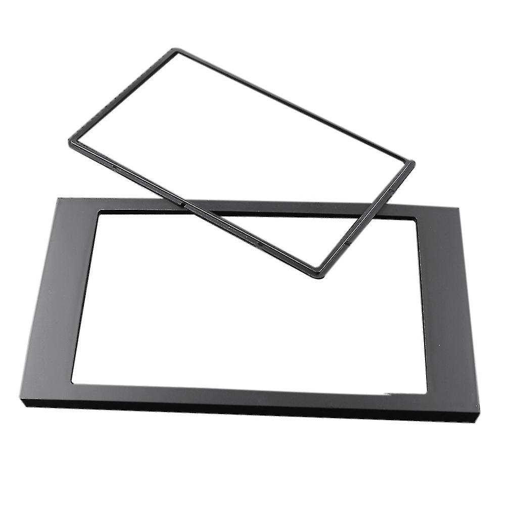 2 Din Dvd Stereo Radio Navigation Fascia Panel Surround Plate Frame Adaptor Fit Compatible with Focu