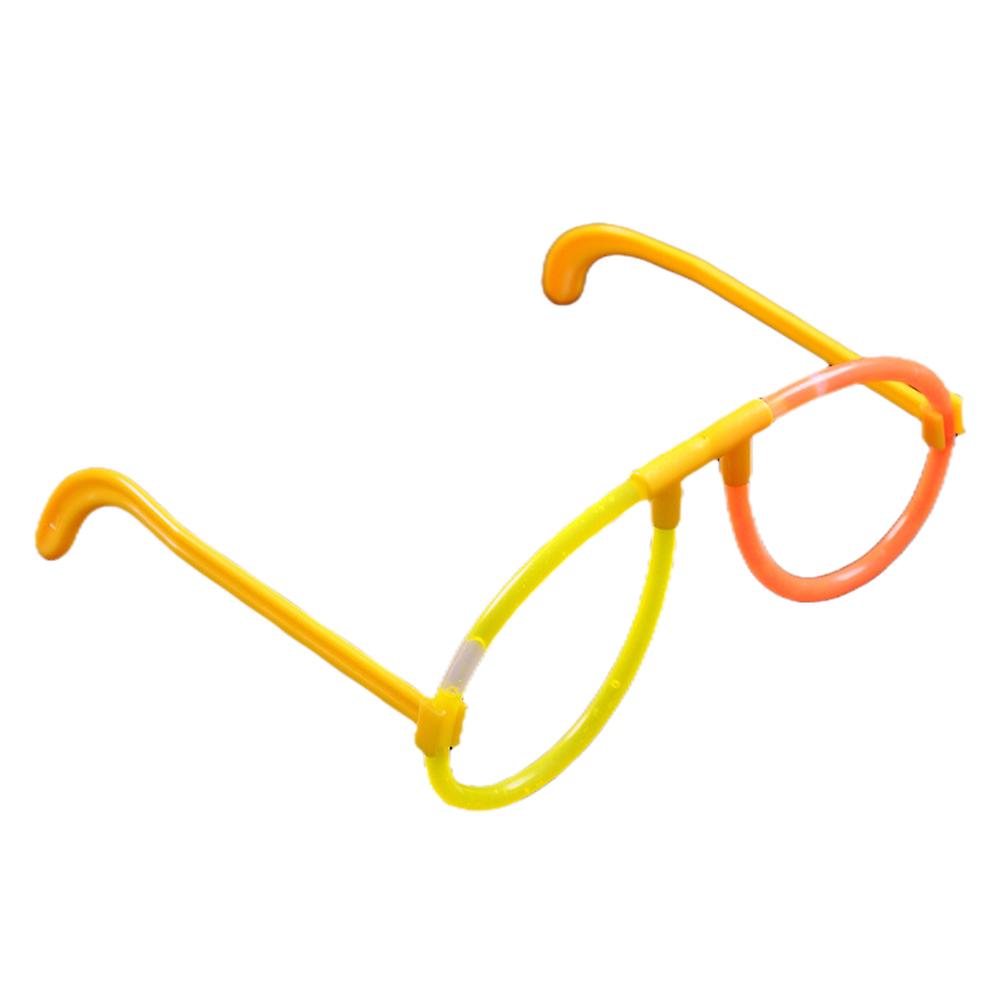 Universal DIY Glowing Glasses Flexible Eyeglasses Light Stick for Boys Girls