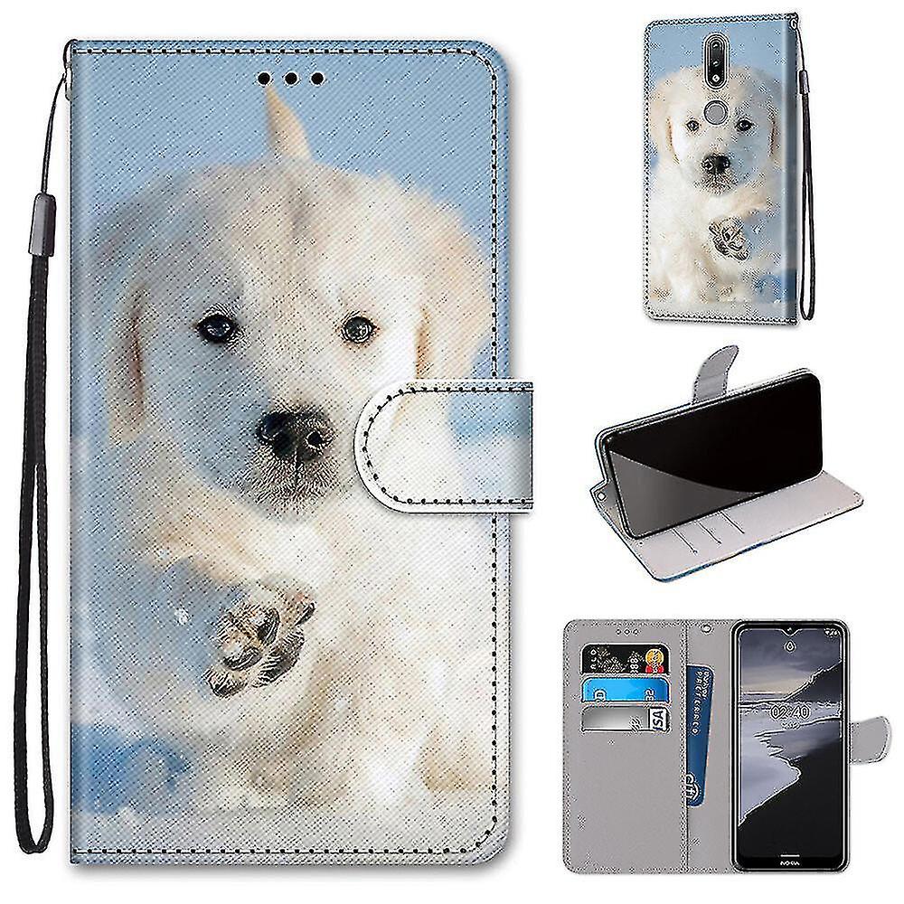 Compatible With Nokia 2.4 Snow Puppies Mobile Case