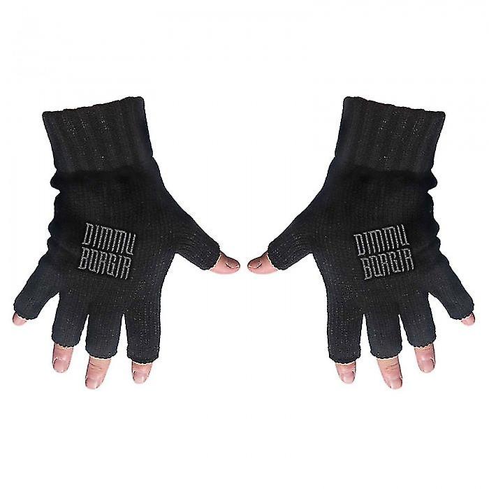 Dimmu Borgir ユニセックス アダルト ロゴ フィンガーレス グローブ