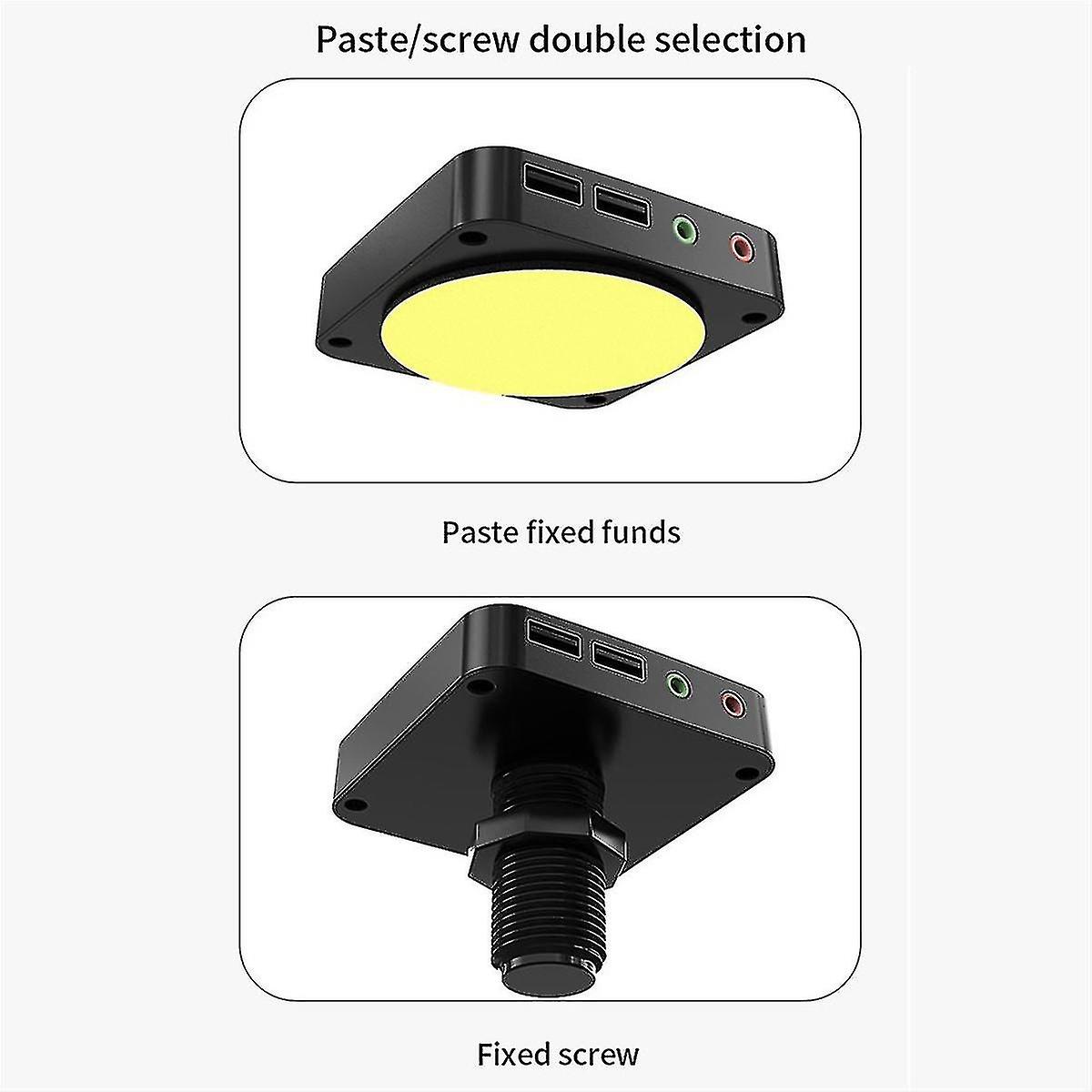 Computer Desktop Power Switch External Pc Host Power Supply On/off Push Button Switch, No Usb Port
