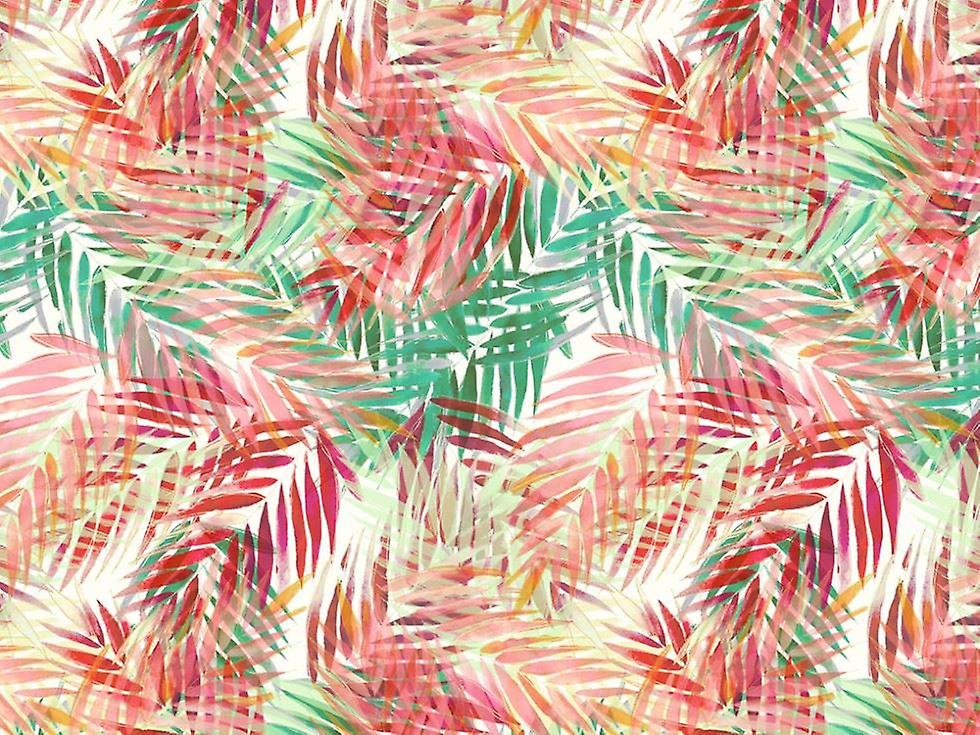 John Kaldor Paris Charmeuse Silky Satin Fabric Green & Red - per metre