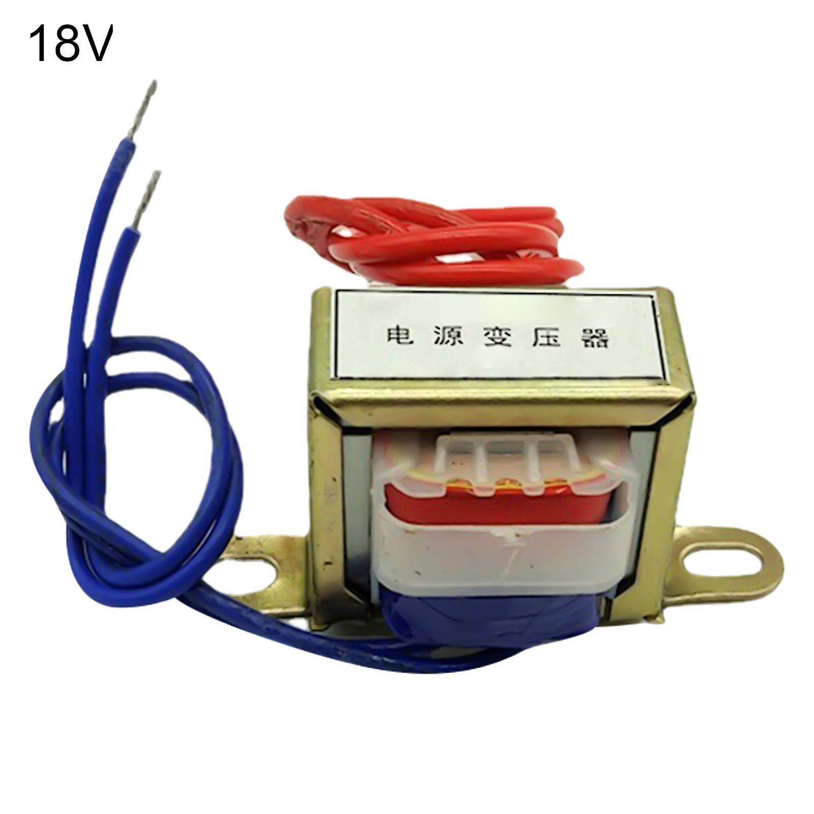 Power Transformer Single Phase Good Insulation 220v Input 6/9/12/18/24v Output Voltage Ei Power Transformer For Household Appliances Qinhai