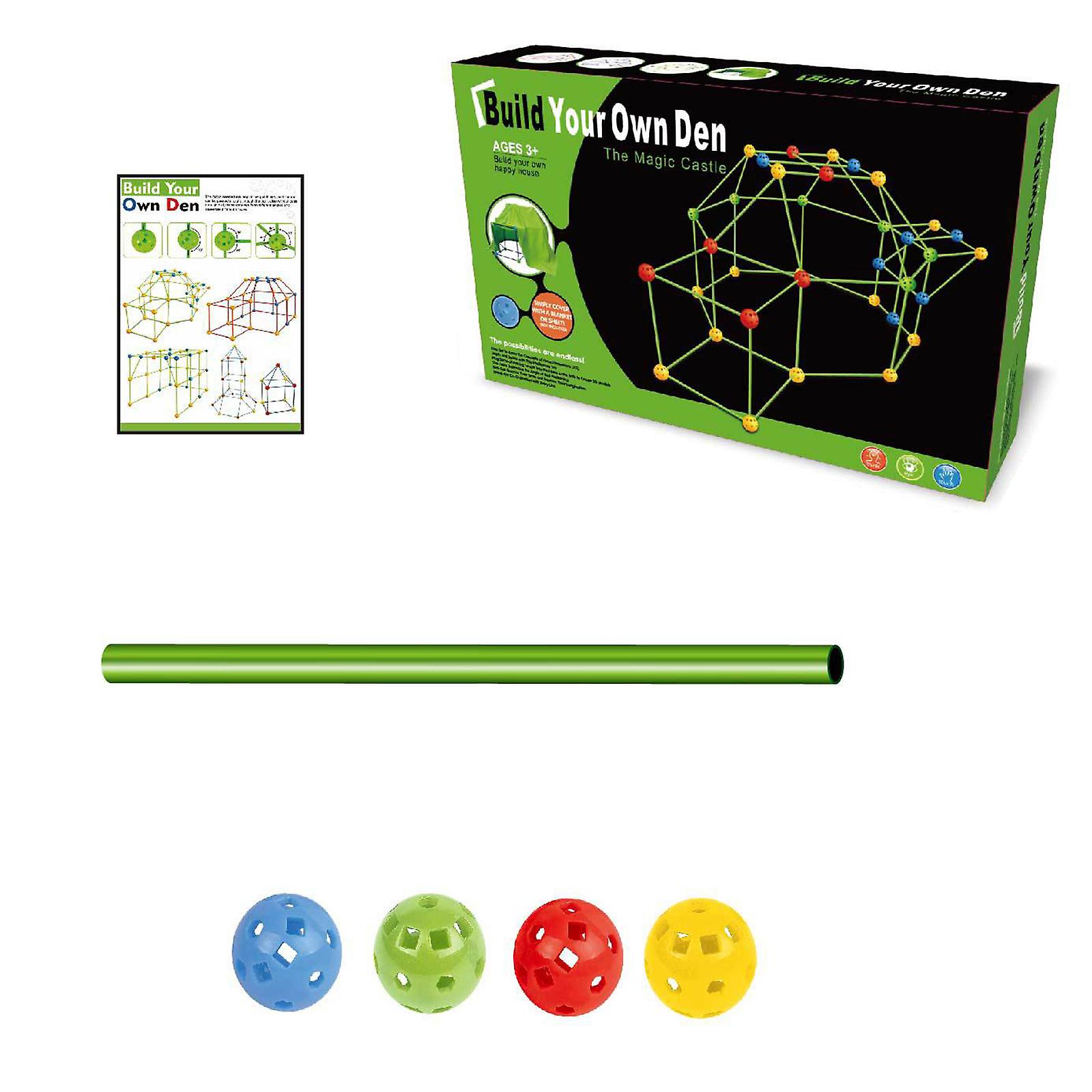 DIY Bead Tent Tent Construction Game House Assembly Blocks