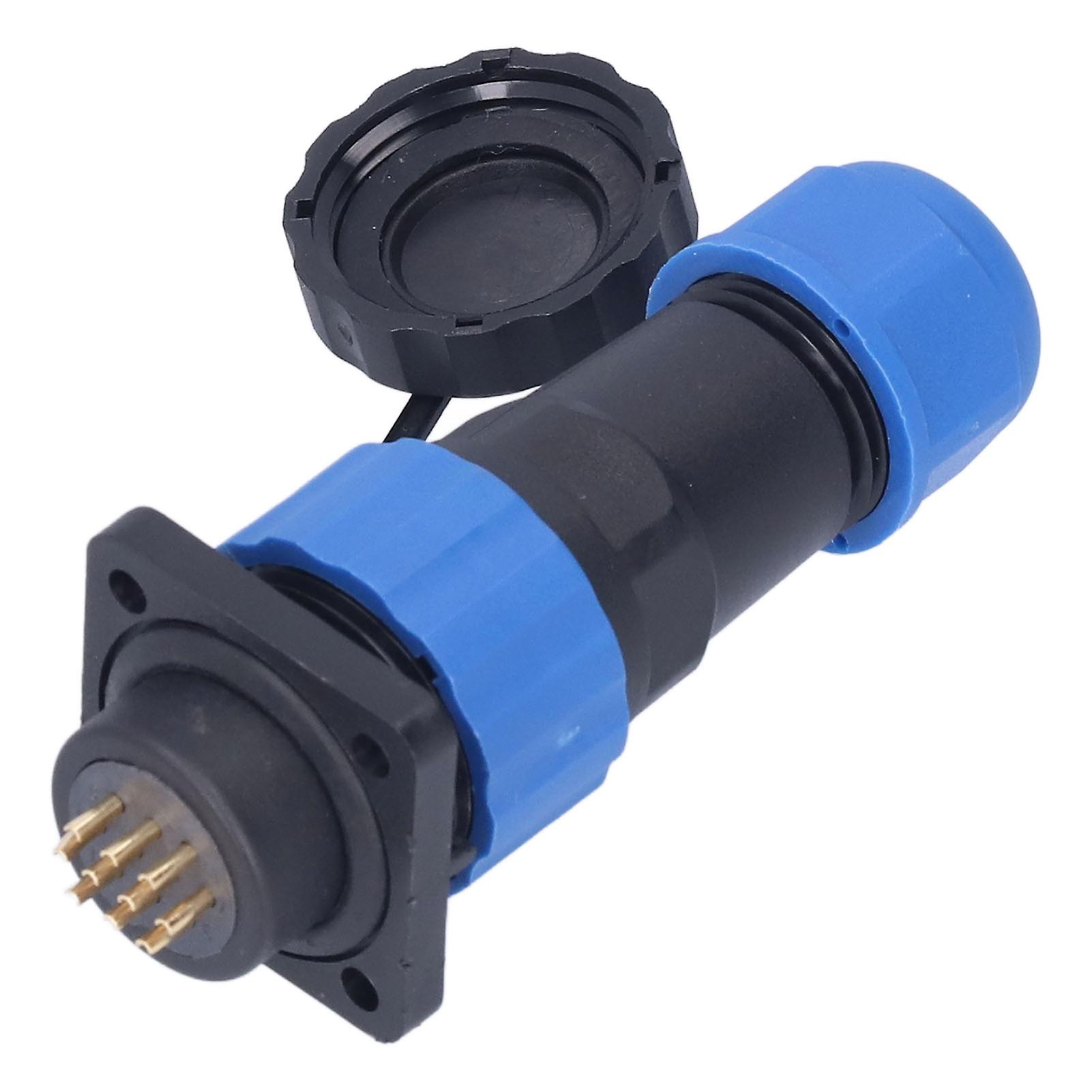 Waterproof Square Aviation Power Connector Plug Socket Welding Industrial Adapter 250V 5A SP20