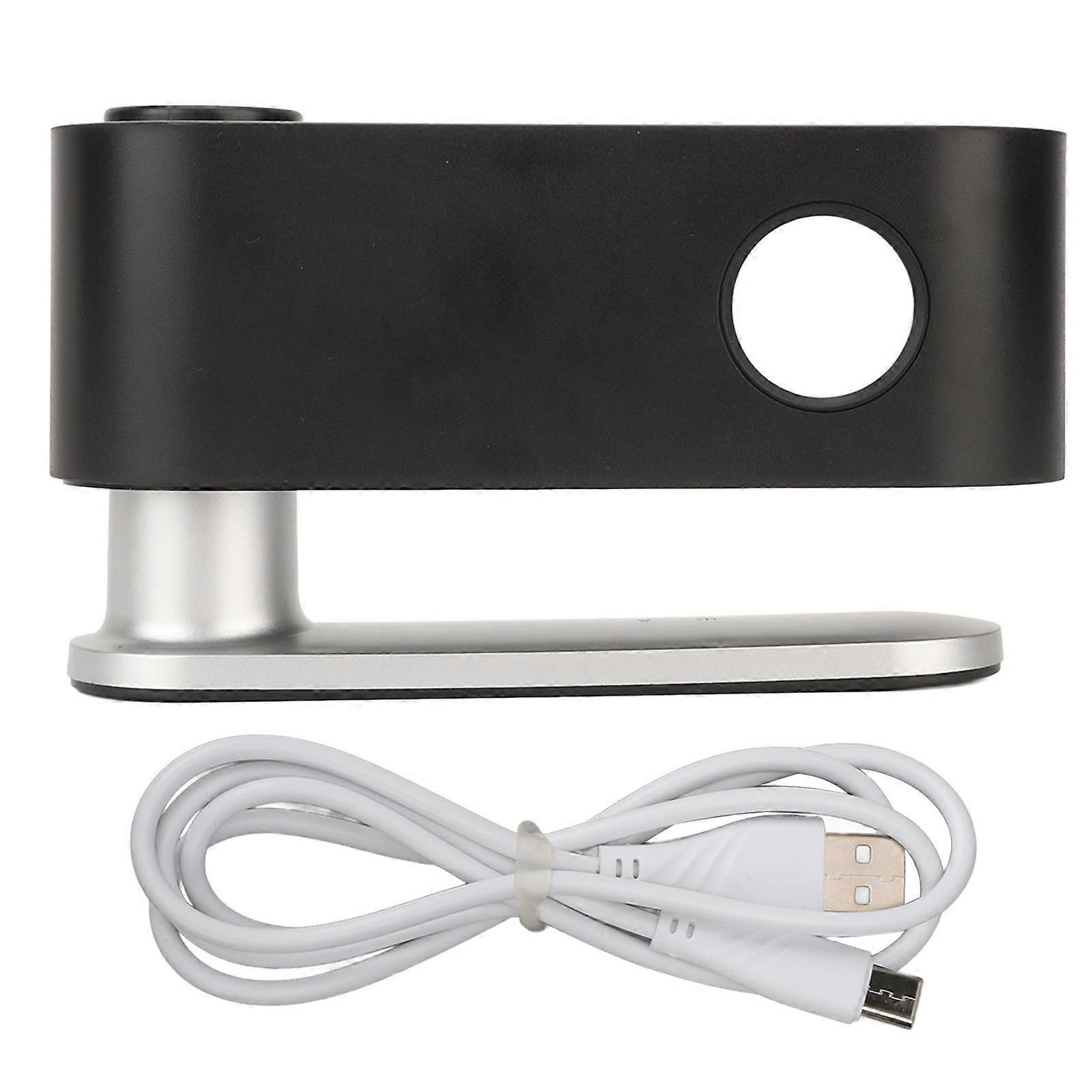 Touch-Control Flame Diffuser with Fireplace Glow & USB Humidifier