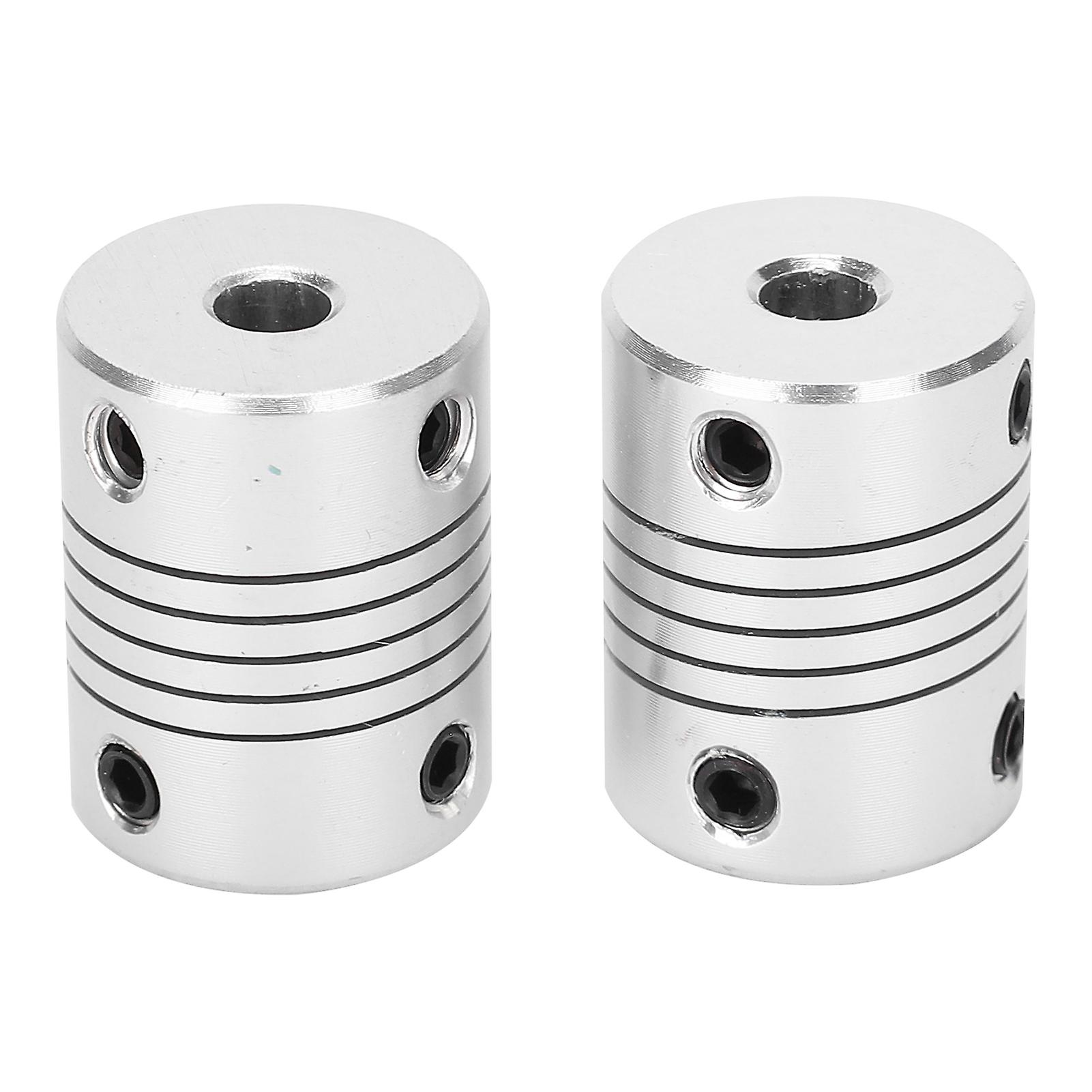 2Pcs Shaft Coupling Flexible Encoder Aluminum Alloy Coupler Stepper Motor DIY 3D Printer 5x8mm