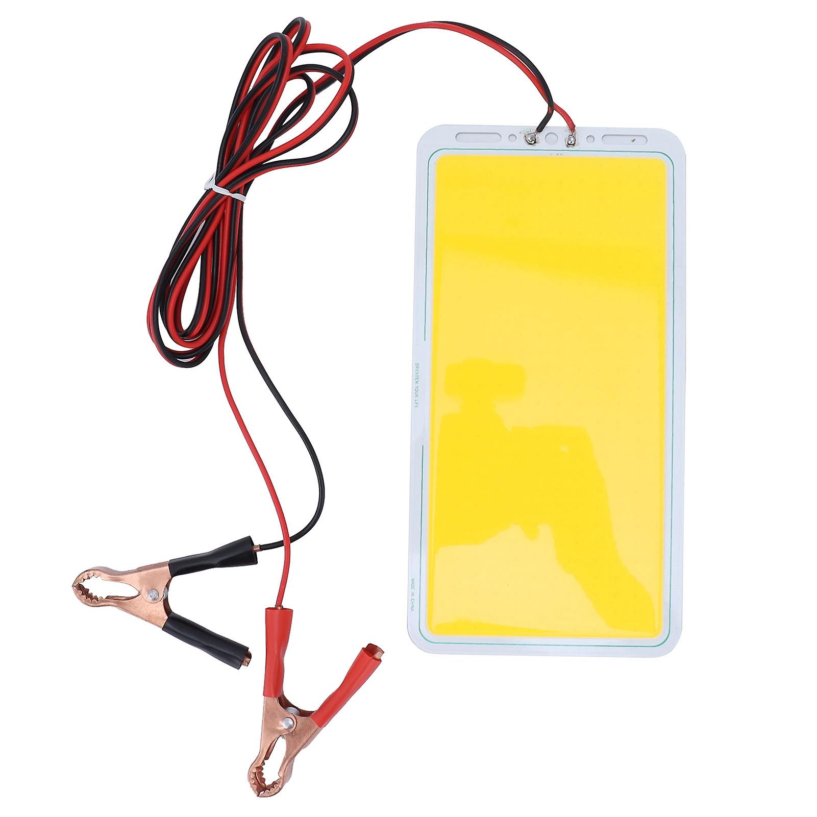 COB LED Panel Light with Clip DC12V/70W Integrated Light Source for Outdoor Camping Tent Warm White