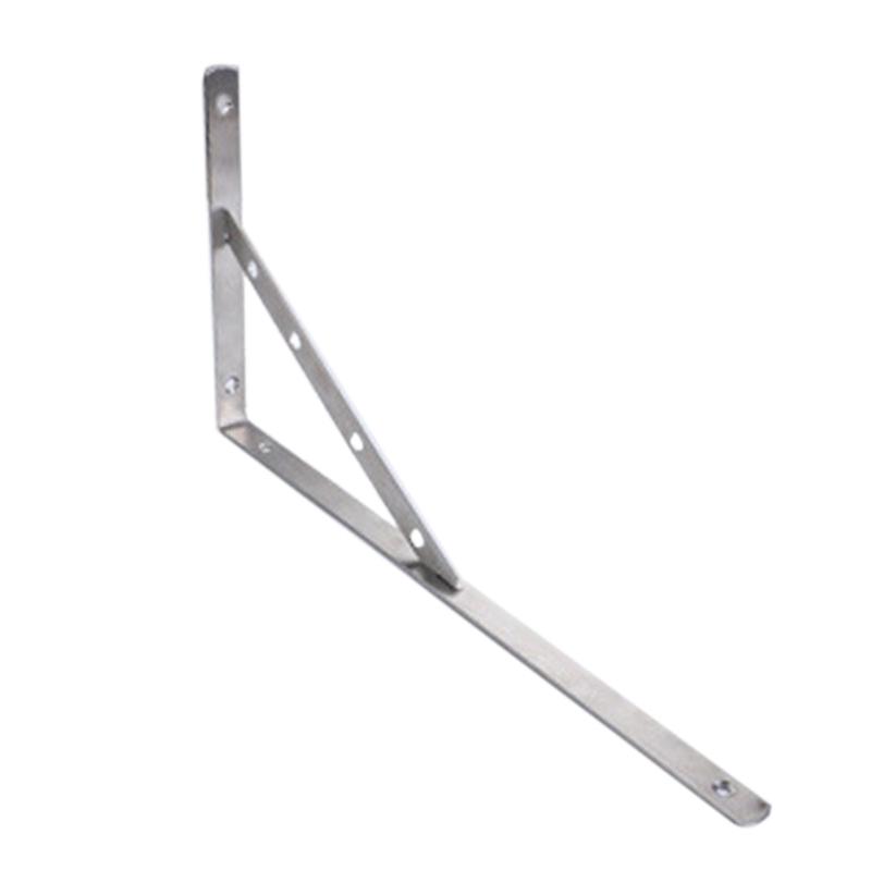 Stainless Steel Triangle Bracket Thickened Fixed Partition Wall Mounted Detachable Right Angle