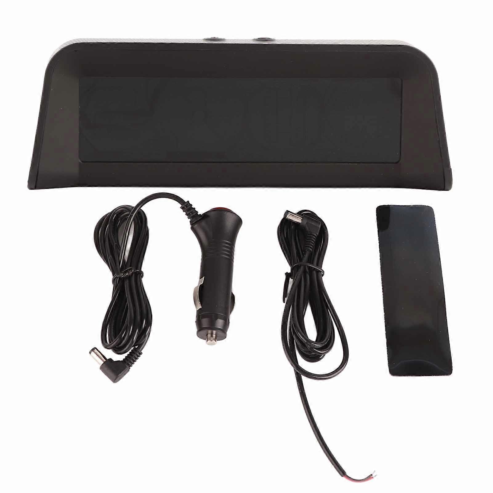 Smart HUD Display Car Escort GPS Satellite Speed Compass Speeding Alarm Function Universal